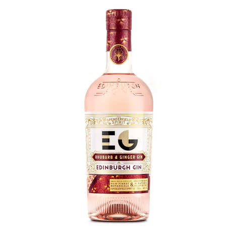 Gin de Edimburgo com Ruibarbo e Gengibre - Gin da Escócia 40%