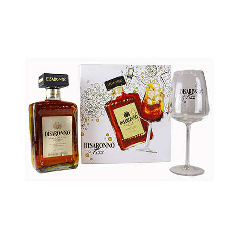 Disaronno Amaretto Fizz - Caixa de Presente com 1 Copo