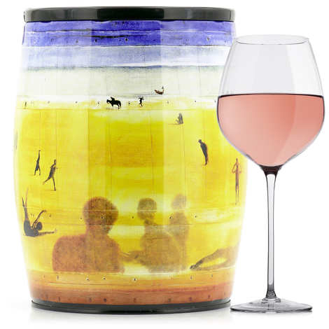 Bib'Art Joel Petillault vinho rosé Le Benjamin de Puech Haut