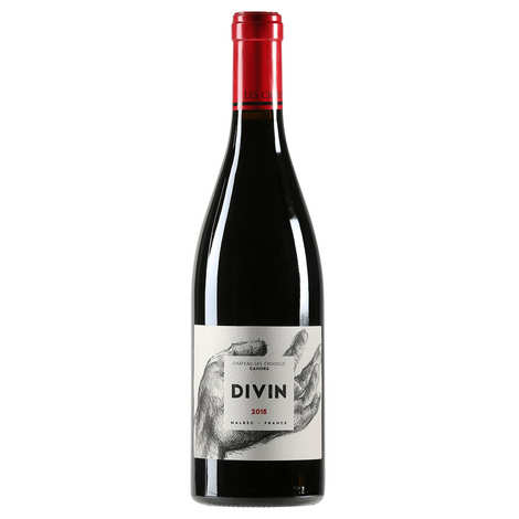 Divin Croisille - AOC Cahors 100% Malbec - vinho tinto orgânico sem adição de sulfitos