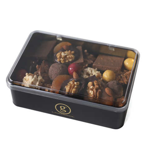 Caixa de chocolates da Maison G. Larnicol (lata de 520g)