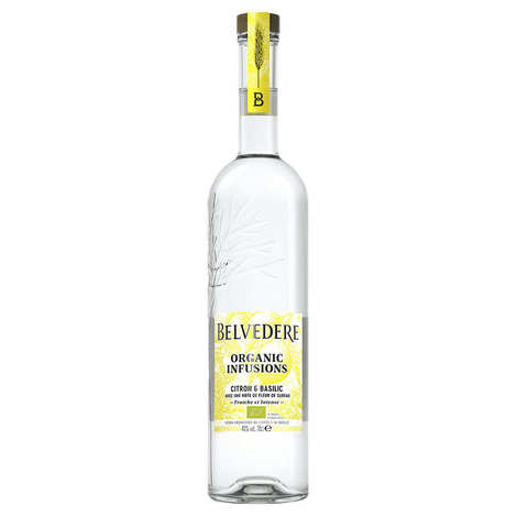 Vodka Belvedere com infusão orgânica de limão e manjericão