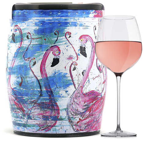 Puech Haut Le Benjamin em um Bib Art Rose Wine - Farouk