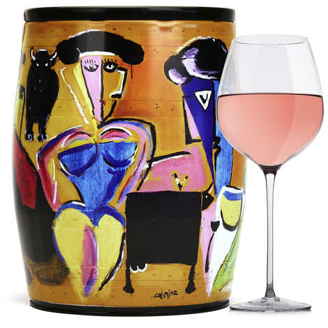 Puech Haut Le Benjamin em Bib Art Vinho Rosé - Jorge Colomina