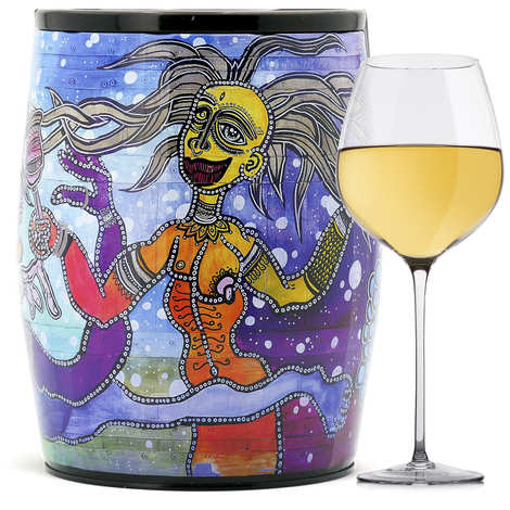 Puech Haut Le Benjamin em um Bib Art Vinho Branco - Michael Relave