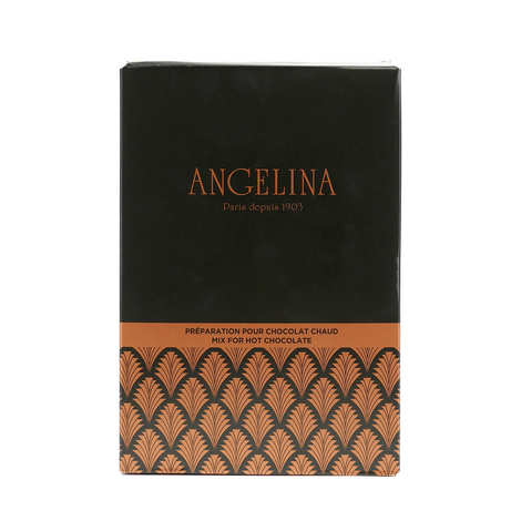 Preparação do chocolate quente em pó - Angelina Paris