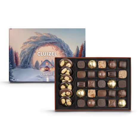 Caixa Degustação Grande - Sortimento de 31 chocolates Cluizel