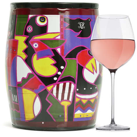 Puech Haut Le Benjamin em um Bib Art Vinho Rosé - Paco Sagasta