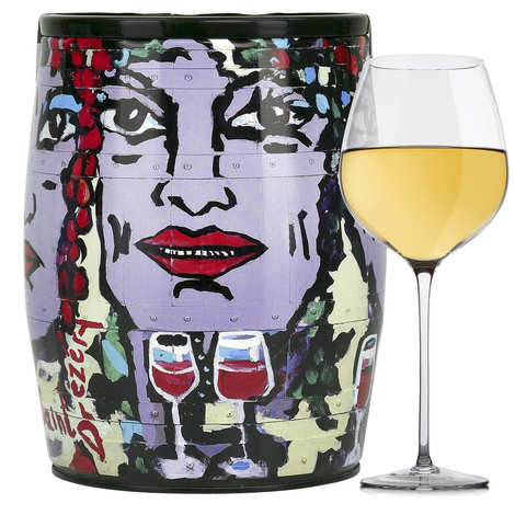 Puech Haut Le Benjamin em um Bib Art Vinho Branco - Lia Shvelidze