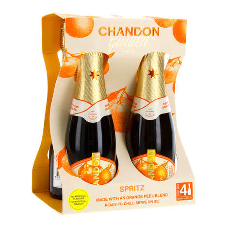 CHANDON Garden Spritz Pacote com 4 Mini Garrafas de 18,7cl cada.