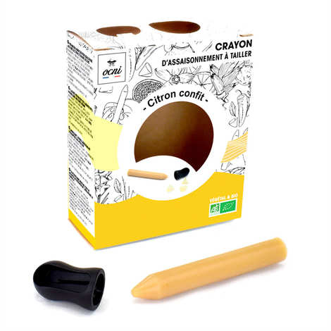 Apontar lápis - Limão em conserva orgânico