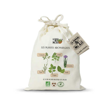 Kit de jardinagem - Plantas aromáticas