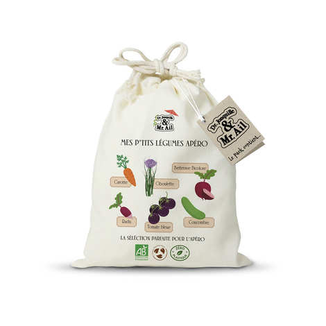 Kit de jardinagem - Meus pequenos legumes aperitivos