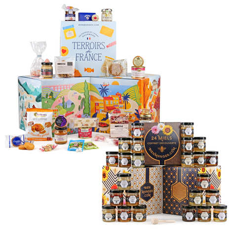 Conjunto de 2 calendários do Advento Cube des Terroirs e Honey