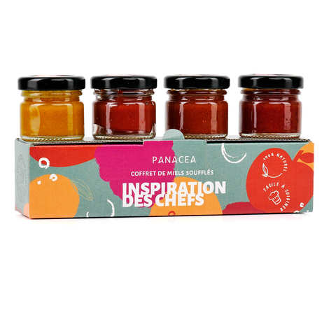 Mel expandido - Caixa de inspiração para chefs (Caixa com 4 potes de 35g)